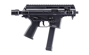 Picture of B&T USA APC9K PRO, Semi-automatic, Pistol, 9MM, 4.3" Threaded Barrel, Anodized Finish, Black, 30 Rounds, 1 Magazine, Telescopic Brace Adapter, Glock Magazine Compatible BT-361765-02-G