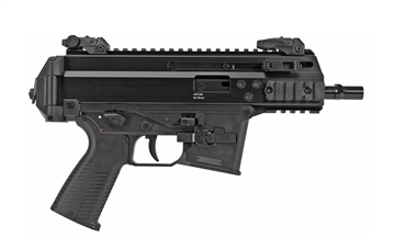 Picture of B&T USA APC9K PRO, Semi-automatic, Pistol, 9MM, 4.3" Threaded Barrel (5.5" with Tri-Lug Installed), Anodized Finish, Black, 33 Rounds, 1 Magazine, Glock Magazine Compatible, Tri-Lug Adapter Included BT-36045-G