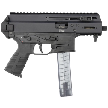 Picture of B&T USA B&T, APC9K PRO, Semi-automatic, Pistol, 9MM, 4.3" Threaded Barrel, Anodized Finish, Black, 30 Rounds, 1 Magazine, Telescopic Brace Adapter BT-361765-02 36176502