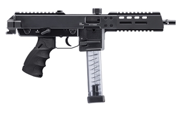 Picture of B&T Firearms KH9 Covert 9mm Luger 30+1 6" Black Barrel, Black Cerakote Aluminum/Polymer Picatinny Rail Receiver, Black Finger Grooved Grip, Ambidextrous BT-440000-C-US