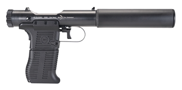 Picture of B&T Firearms Station Six 45 ACP Bolt Action 7+1 3.50" Barrel/5.10" Suppressor, Black Hard Coat Anodized Finish, Black Pre-Scored Grips 410110