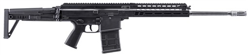 Picture of B&T Firearms APC PRO DMR 308 Win 25+1 18.90" Fluted Barrel, Black, Adjustable Folding Stock, Polymer Grip, Flash Hider BT361663RIFLE