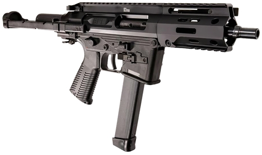 Picture of B&T Firearms SPC 9mm Luger 33+1 6.5" Black Steel Barrel, Aluminum Brace Adapter, Black Polymer Grip BT500003PDWGTB