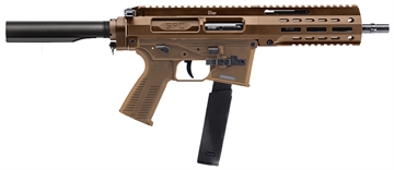 Picture of B&T Firearms SPC10 10mm Auto 30+1 8.90", Coyote Brown, Buffer Tube Brace, Polymer Grip, Tri-Lug Adapter (Glock Mag Compatible) BT500167ABCT