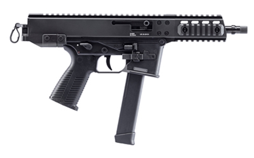 Picture of B&T Firearms GHM 9mm Luger 33+1 6.90", Tri-Lug Threaded Muzzle, Black, No Brace, Polymer Grips, Ambi Controls (Glock Mag Compatible) 450002G