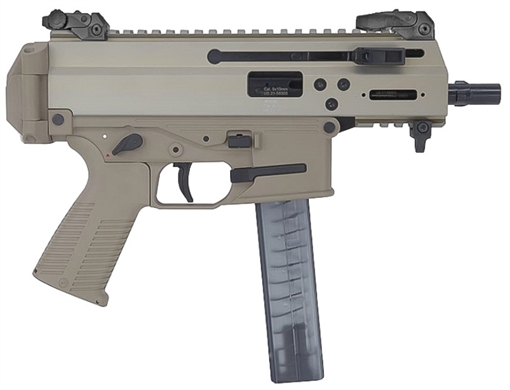 Picture of B&T Firearms BT36045CT APC9K Pro 9mm Luger 30+1 4.30" Black Threaded Barrel, M-LOK Handguard, Coyote Tan Aluminum Picatinny Rail Receiver, Coyote Tan Polymer Grips, Ambidextrous BT36045CT BT-36045-CT