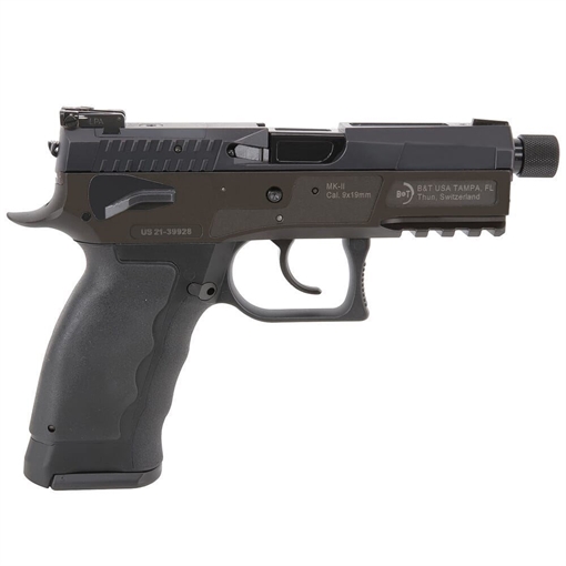 Picture of B&T MK-II 9mm 4.3" Threaded Barrel Semi-Auto Black Pistol 17rd 510001