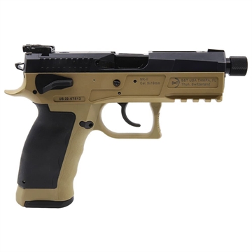Picture of B&T MK-II 9mm 4.3" Threaded Barrel Semi-Auto FDE Pistol 17rd 510001-CT