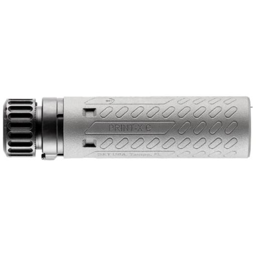 Picture of B&T Print-X Rotex 762 TI Compact Suppressor 7.62x51 NATO Grey w/SF HUB Adapter SD-762ROTEXCOMPACTTI