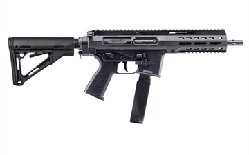 Picture of B&T USA SPC, Semi-automatic Rifle, SBR, 10MM, 9" Barrel, Anodized Finish, Black, Collapsible Stock, 1 Magazine, 15 Rounds BT-500167-SBR-RS
