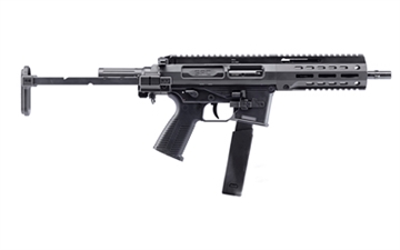 Picture of B&T USA SPC, Semi-automatic Rifle, SBR, 10MM, 9" Barrel, Anodized Finish, Black, Telescoping Stock, 1 Magazine, 15 Rounds BT-500167-SBR-TS