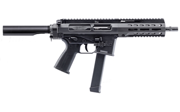 Picture of B&T USA SPC9, Semi-automatic Pistol, 9MM, 9" Barrel, Anodized Finish, Black, Ambidextrous Safety, Glock Magazine Compatible, 33 Rounds, 1 Magazine BT-500003-AB-G 500003ABG