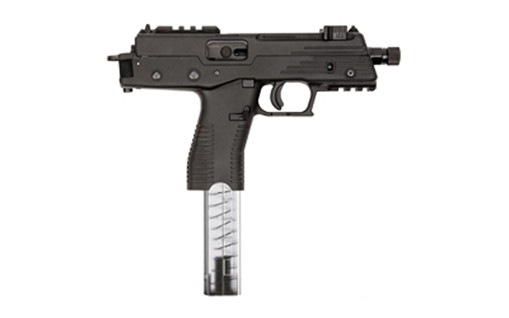Picture of B&T USA TP380, Semi-automatic Pistol, Polymer Frame, 380 ACP, 5" Barrel, Anodized Finish, Black, 2 Magazines, 30 Rounds, Includes Aimpoint Acro P2 BT-42001-US-TB BT42001USTB