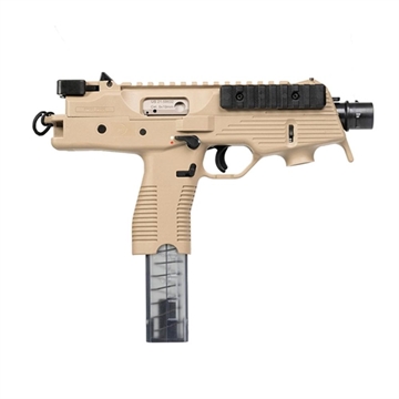 Picture of B&T TP9 Handgun 9mm Luger 30rd Magazine 5.1" Barrel Coyote Tan with A3 Brace & Foregrip    BT-30105-N-US-CT-EH