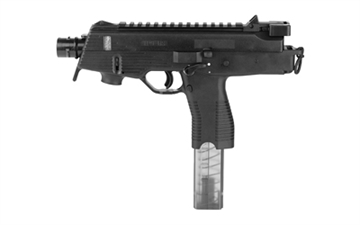 Picture of B&T USA TP9-N, Semi-automatic, Pistol, 9MM, 5.1" Barrel, 25mm 3-Lug, Matte Finish, Black, 30 Rounds, 1 Magazine BT-30105-2-N-BLK 30105NUS