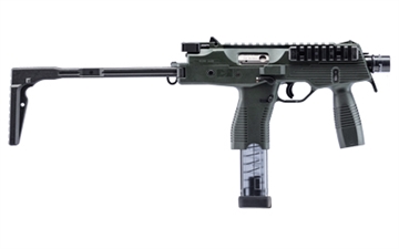 Picture of B&T USA TP9, Semi-automatic, SBR, 9MM, 5.11" Barrel, Anodized Finish, Olive Drab Green, 30 Rounds, 1 Magazine, Folding Stock BT-30105-N-SBR-OD-FS