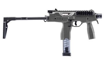 Picture of B&T USA TP9, Semi-automatic, SBR, 9MM, 5.11" Barrel, Anodized Finish, Sniper Gray, 30 Rounds, 1 Magazine, Folding Stock BT-30105-N-SBR-SG-FS