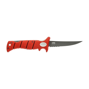 Picture of Bubba Blade 5" Lucky Lew Folding Fillet Knife 5" Blade Red BB1-5FK BB15FK