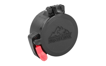 Picture of Butler Creek 20110 Flip-Open Eyepiece Scope Cover 1.55"/39.40mm Size 11 Black Polymer 20110 MO20110