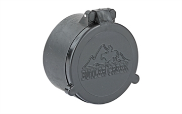 Picture of Butler Creek Flip-Open Objective Scope Cover 46.70mm Obj. Size 27 Black Polymer 30270