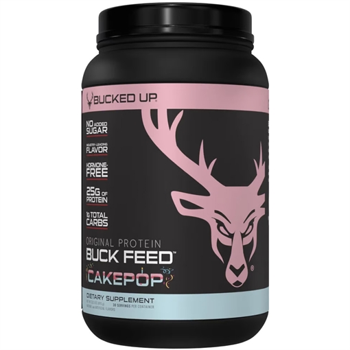 Picture of Bucked Up Bucked Up Buck Feed Protein Cake Pop 30 Serving Tub 1151118