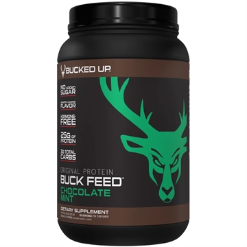 Picture of Bucked Up Bucked Up Buck Feed Protein Chocolate Mint 30 Serving Tub 1151107