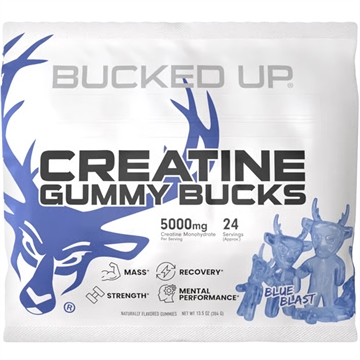 Picture of Bucked Up Bucked Up Creatine Gummies Blue Blast 24pc pack 1022349