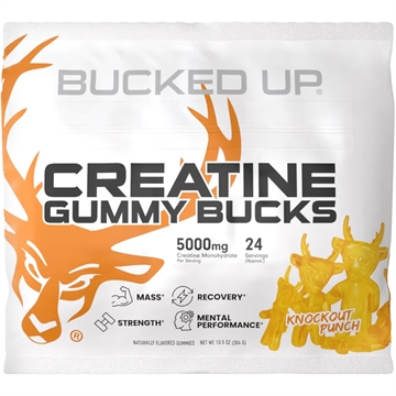 Picture of Bucked Up Bucked Up Creatine Gummies Knockout Punch 24pc pack 1022350