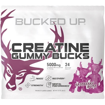 Picture of Bucked Up Bucked Up Creatine Gummies Raspberry Blitz 24pc pack 1022351