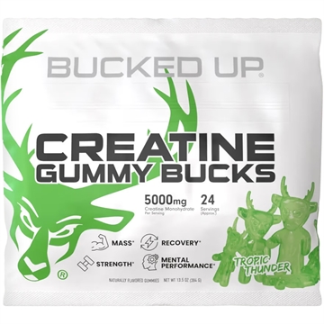 Picture of Bucked Up Bucked Up Creatine Gummies Tropic Thunder 24pc pack 1022352