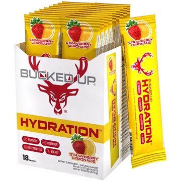 Picture of Bucked Up Bucked Up Hydration 2.0 Strawberry 18ct Box 1001123