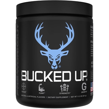 Picture of Bucked Up Bucked Up Pre-Workout Blue Raz 30 Serving Tub 1001102
