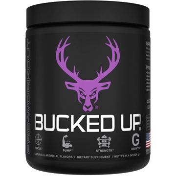 Picture of Bucked Up Bucked Up Pre-Workout Grape Gainz 30 Serving Tub 1001104