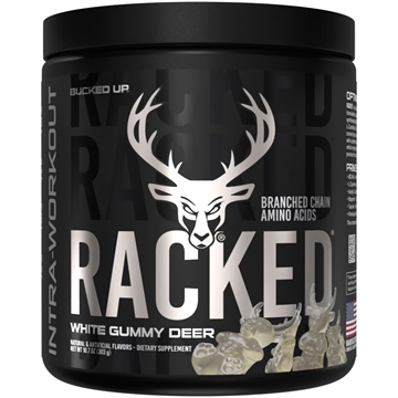 Picture of Bucked Up Bucked Up Racked BCAA White Gummy Deer 30 Serving Tub 1071157