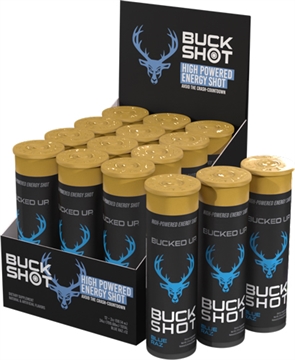 Picture of BUCKED UP 2OZ ENERGY SHOTS BLUE RAZ 2-12 PACKS 3224502
