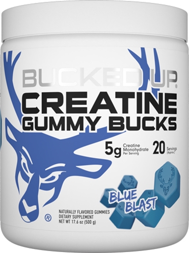 Picture of BUCKED UP CREATINE GUMMIES BLUE BLAST 20 SERVINGS 1022592