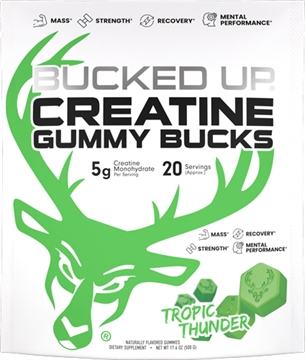 Picture of BUCKED UP CREATINE GUMMIES TROPIC THUNDER 20 SERVINGS 1022595
