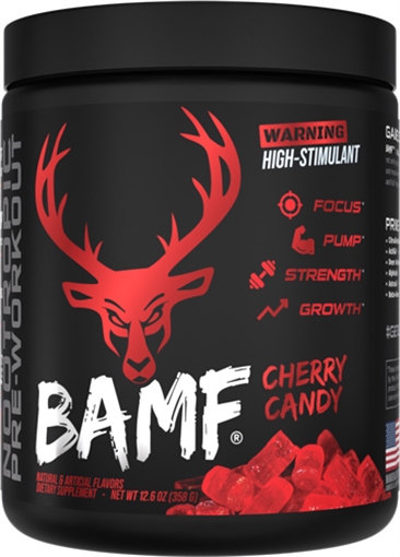 Picture of BUCKED UP PRE-WORKOUT BAMF CHERRY HARD CANDY 30 SERVINGS! 1012158