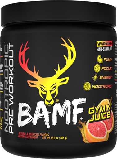 Picture of BUCKED UP PRE-WORKOUT BAMF GYM N' JUICE 30 SERVINGS! 1012107