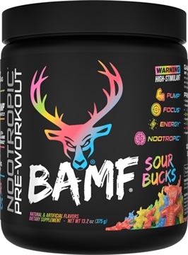 Picture of BUCKED UP PRE-WORKOUT BAMF SOUR BUCKS 30 SERVINGS!! 1012159