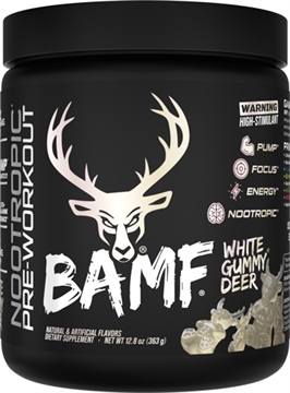 Picture of BUCKED UP PRE-WORKOUT BAMF WHITE GUMMY DEER 30 SERVINGS! 1012157