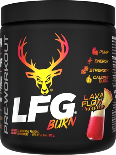 Picture of BUCKED UP UP PRE-WORKOUT LFG BURN STRAWBERRY PINEAPPLE 30SERVING 1017180