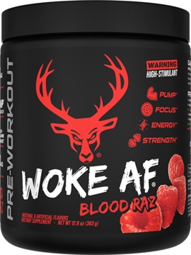 Picture of BUCKED UP PRE-WORKOUT WOKE AF BLOOD RAZ 30 SERVINGS!! 1024101