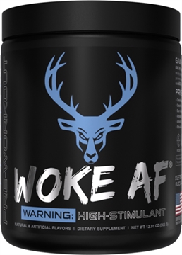 Picture of BUCKED UP PRE-WORKOUT WOKE AF BLUE RAZ 30 SERVINGS! 1024102