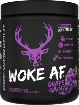 Picture of BUCKED UP PRE-WORKOUT WOKE AF GRAPE GAINZ 30 SERVINGS! 1024104