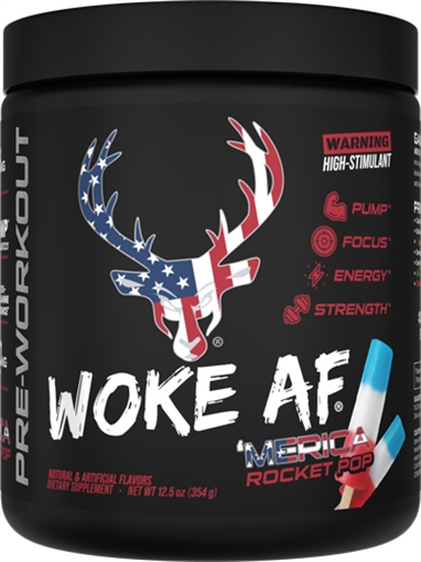 Picture of BUCKED UP PRE-WORKOUT WOKE AF ROCKET POP 30 SERVINGS! 1024110