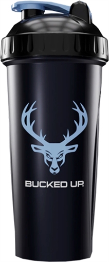 Picture of BUCKED UP SHAKER 28OZ BLACK & BLUE BPA FREE 9000139