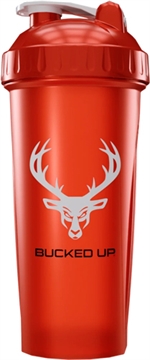 Picture of BUCKED UP SHAKER 28OZ RED & WHITE BPA FREE 9000209