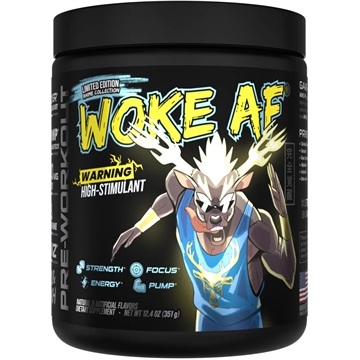 Picture of Bucked Up Bucked Up Woke AF Pre-Workout Anime Yuza/Peach 30 Serving Tub 1093140