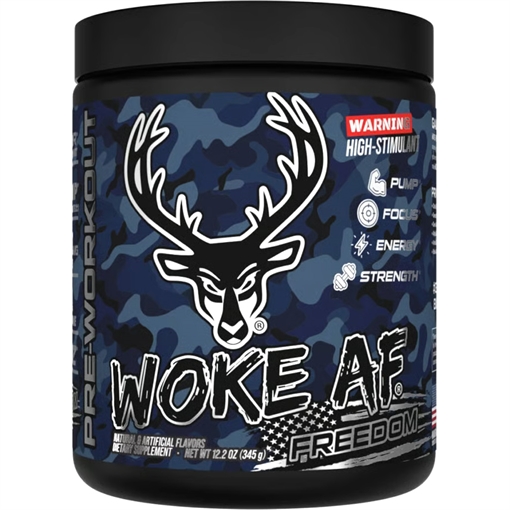 Picture of Bucked Up Bucked Up Woke AF Pre-Workout Freedom Grape 30 Serving Tub 1027906